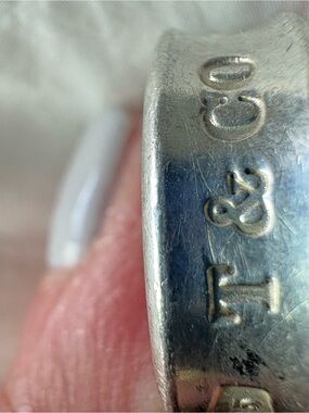 Tiffany & Co. Sterling Silver 1837 Classic Concave Band Ring